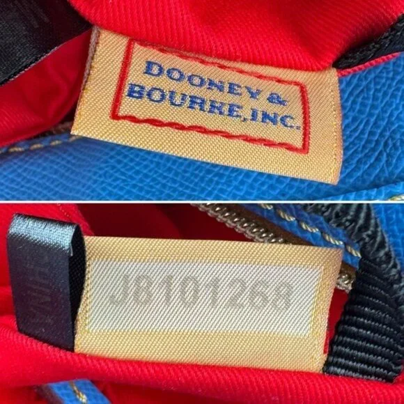 Dooney & Bourke saffiano leather small lexington blue‎ tote satchel shoulder bag - Picture 12 of 13